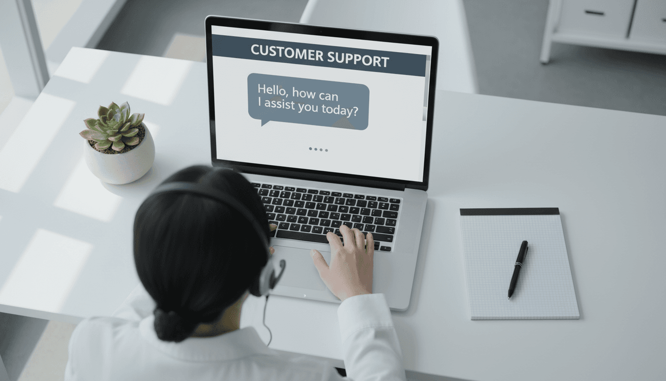 Customer messages being answered with care